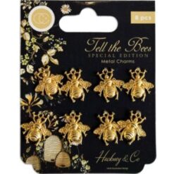 Tell the Bees Metal Charms