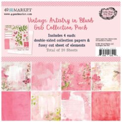 Vintage Artistry in Blush 6 x 6" collection pack