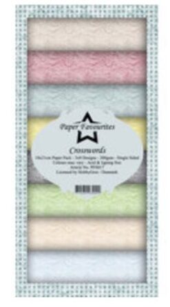 Paper Favourites Crossword slim paper pack