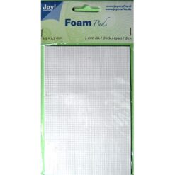 Foam Pads mini 2 mm tykke, 2,5 x 2,5mm