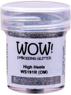 WOW High Heels embossing glitter WS191R (OM)
