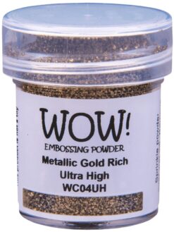 WOW Metallic Gold Rich embossing powder WC04UH (O) Ultra High