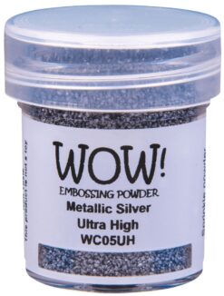 WOW Metallic Silver Ultra High embossing powder WC05UH (O)