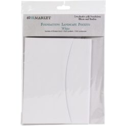 Foundations Landscape Pockets - White