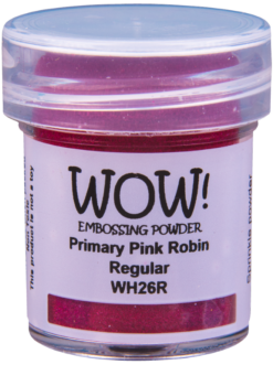 WOW Primary Pink Robin embossing powder WH26R(T)