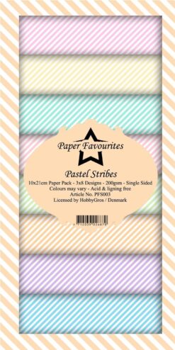 Pastel Stribes Slim paper pack
