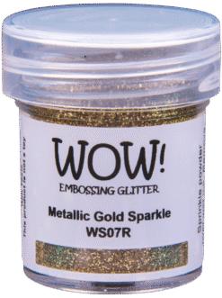 WOW Metallic Gold Sparkle embossing glitter WS07R (O)